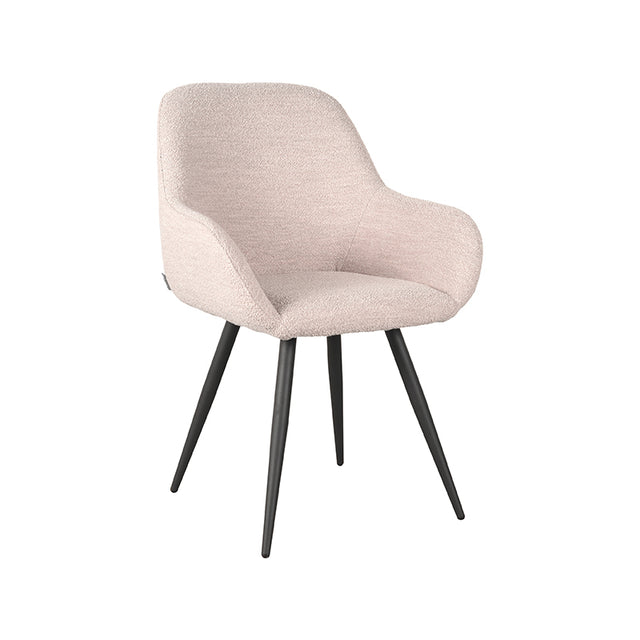 LABEL51 Eetkamerstoel Fender - Naturel - Boucle van LABEL51 - laagste prijs offerte van PureWonen