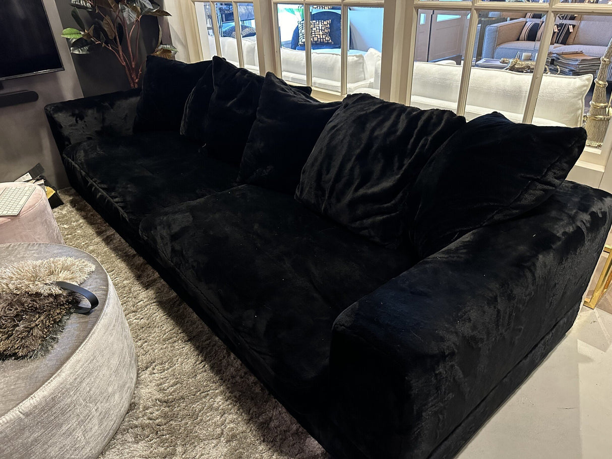 SALE Relax bank van imitatiebont Black Ripoli van EasySofa