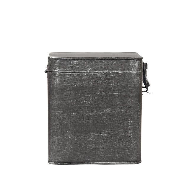 LABEL51 Opbergkist - Antiek grijs - Metaal - XL 18x19x21 cm van LABEL51 – Luxe comfort op maat van PureWonen. Vraag naar de beste prijs.