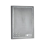 LABEL51 Wanddecoratie Memobord - Antiek grijs - Metaal van LABEL51 – Luxe comfort op maat van PureWonen. Vraag naar de beste prijs.