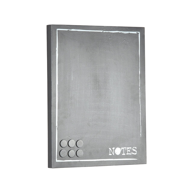 LABEL51 Wanddecoratie Memobord - Antiek grijs - Metaal van LABEL51 – Luxe comfort op maat van PureWonen. Vraag naar de beste prijs.