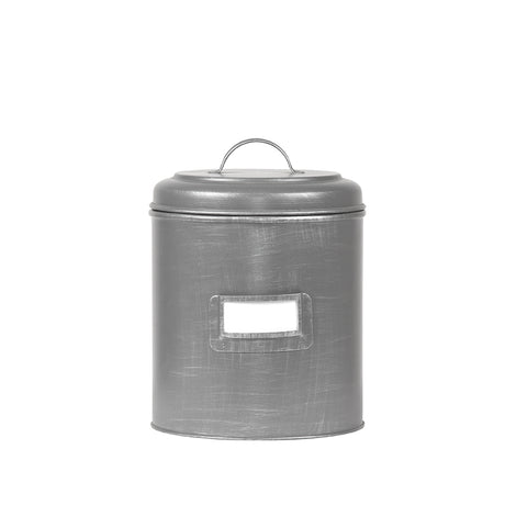 LABEL51 Opbergblik - Antiek grijs - Metaal - L - 18x18x24 cm van LABEL51 - laagste prijs offerte van PureWonen