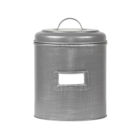 LABEL51 Opbergblik - Antiek grijs - Metaal - XXL - 21x21x29 cm van LABEL51 – Luxe comfort op maat van PureWonen. Vraag naar de beste prijs.