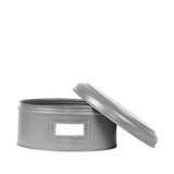LABEL51 Opbergblik - Antiek grijs - Metaal - XL - 25x25x13 cm van LABEL51 – Luxe comfort op maat van PureWonen. Vraag naar de beste prijs.