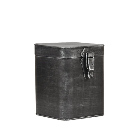 LABEL51 Opbergkist - Antiek grijs - Metaal - L - 15x16x19 cm van LABEL51 - laagste prijs offerte van PureWonen