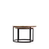 LABEL51 Salontafel Set Double - Rough - Mangohout - 70 cm van LABEL51 - laagste prijs offerte van PureWonen