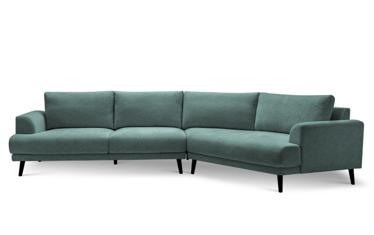 SALE Hoebank Vulcan sectional in Star Aqua