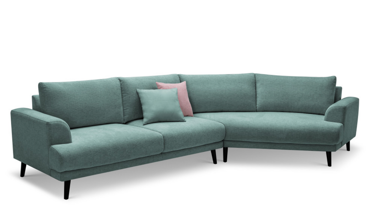 SALE Hoebank Vulcan sectional in Star Aqua