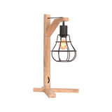 LABEL51 Tafellamp Drop - Zwart - Mangohout van LABEL51 - laagste prijs offerte van PureWonen