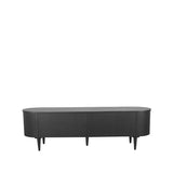 LABEL51 Tv-meubel Oliva - Zwart - Eiken - Tv-Meubel 180 cm van LABEL51 – Luxe comfort op maat van PureWonen. Vraag naar de beste prijs.