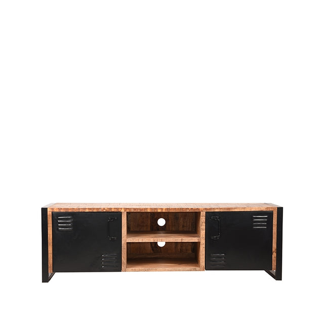 LABEL51 Tv-meubel Brussels - Rough - Mangohout - Tv-Meubel 160 cm van LABEL51 – Luxe comfort op maat van PureWonen. Vraag naar de beste prijs.