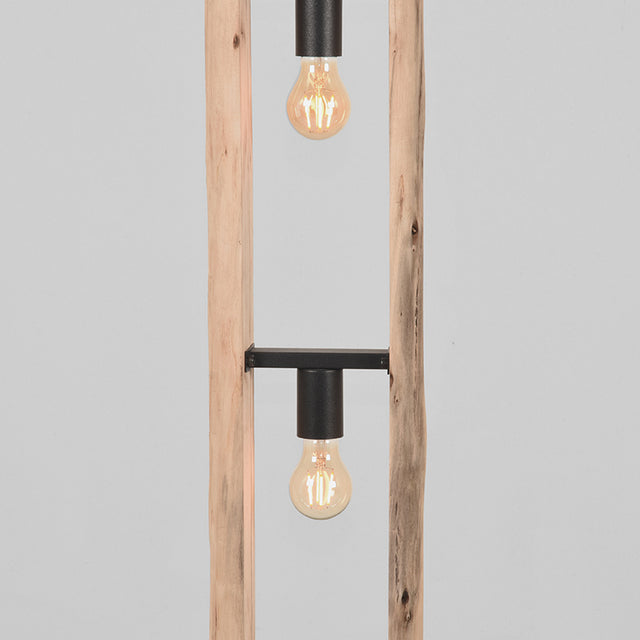 LABEL51 Vloerlamp Woody - Naturel - Hout van LABEL51 – Luxe comfort op maat van PureWonen. Vraag naar de beste prijs.